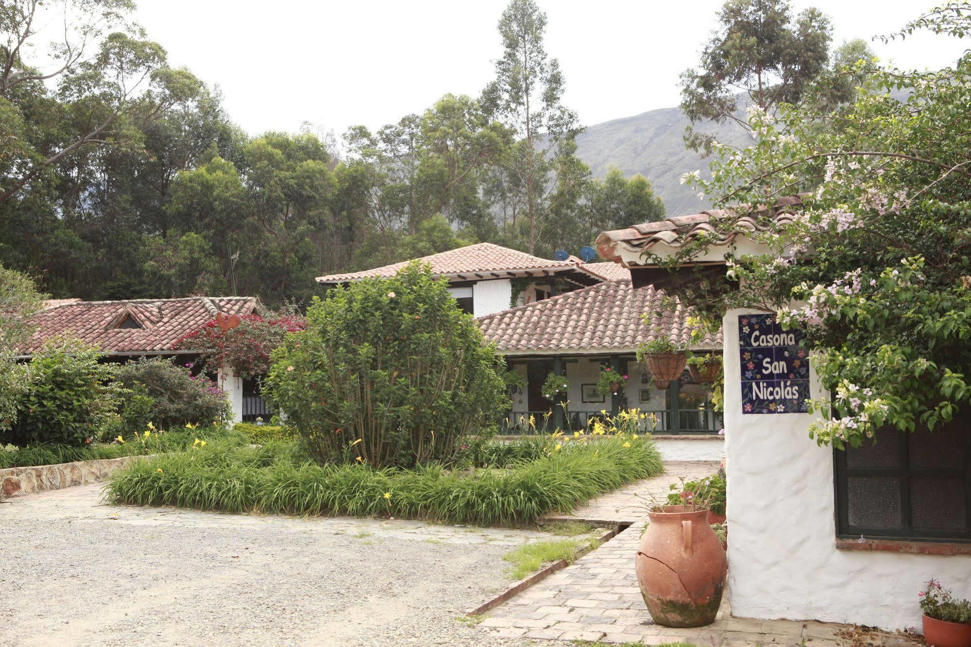 Casa San Nicolas Villa de Leyva Bagian luar foto
