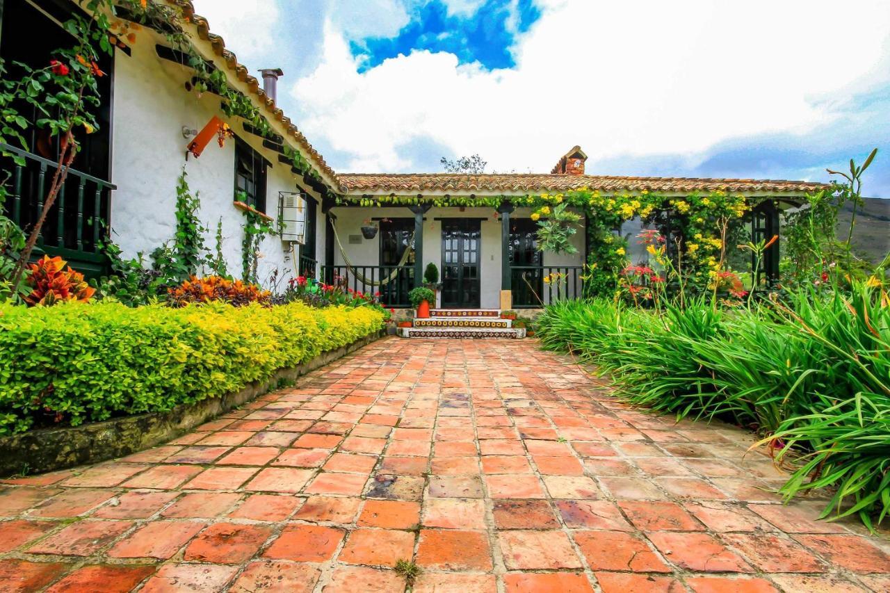 Casa San Nicolas Villa de Leyva Bagian luar foto