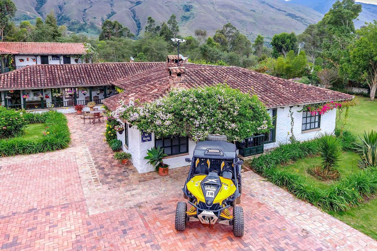 Casa San Nicolas Villa de Leyva Bagian luar foto